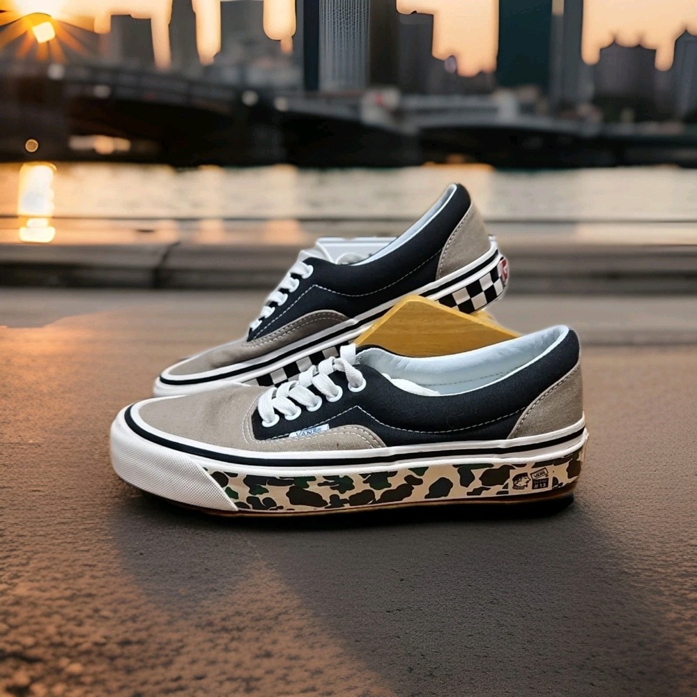 Vans Era 95 DX Anaheim Factory Scene #13 Mens 7 Womens 8.5 Camo Checkerboard